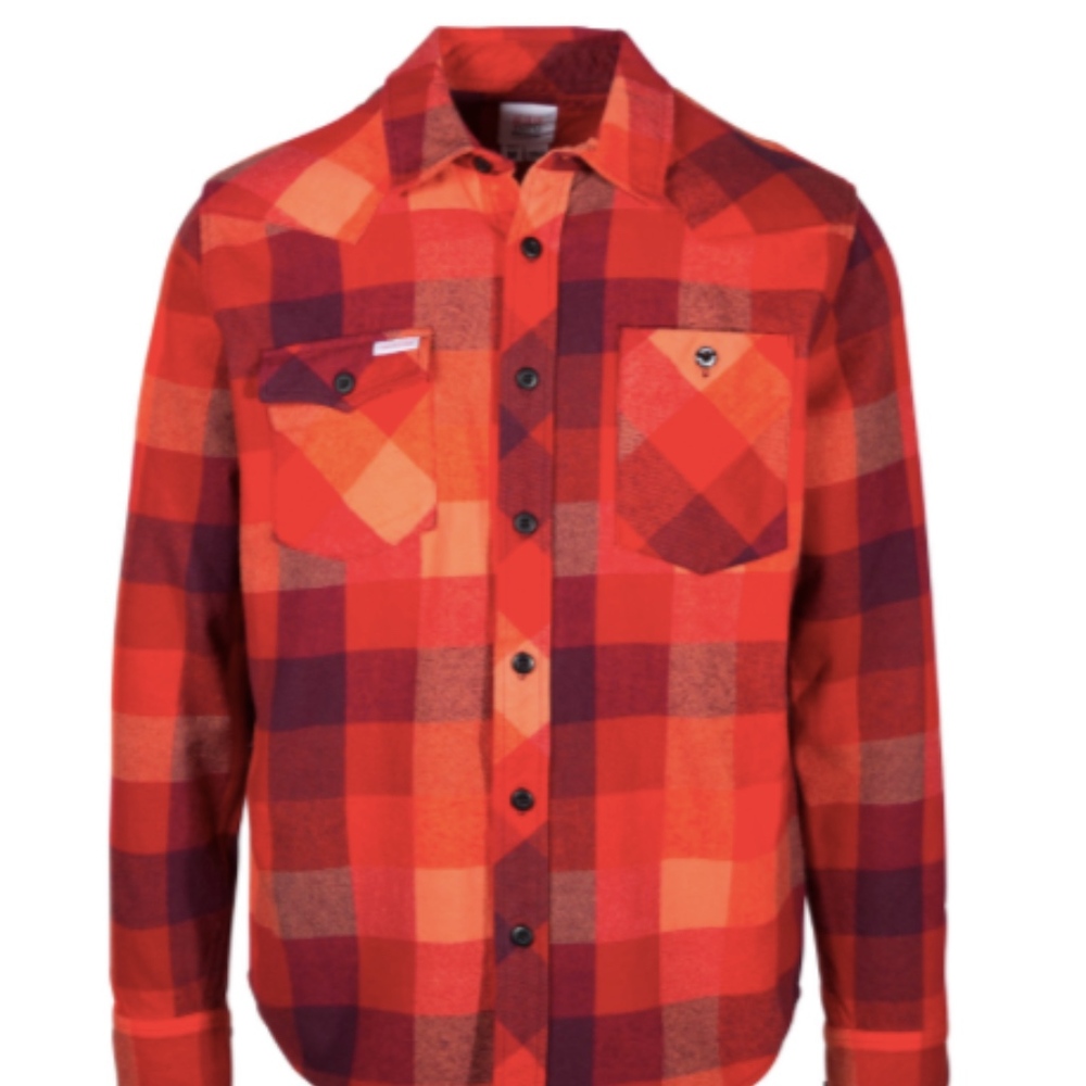 Topo Designs WORK SHIRT HEAVYWEIGHT Red/Maroon